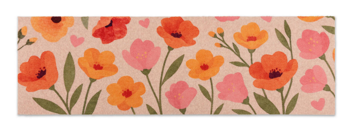 FUßMATTE  50/150 cm  Rosa  - Rosa, Basics, Kunststoff/Textil (50/150cm) - Astra