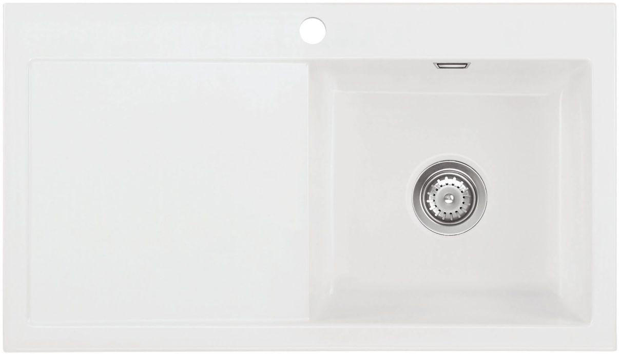 SPÜLE Mera 90 / 50740113  - Weiß, Basics, Keramik (90/20/51cm) - Systemceram