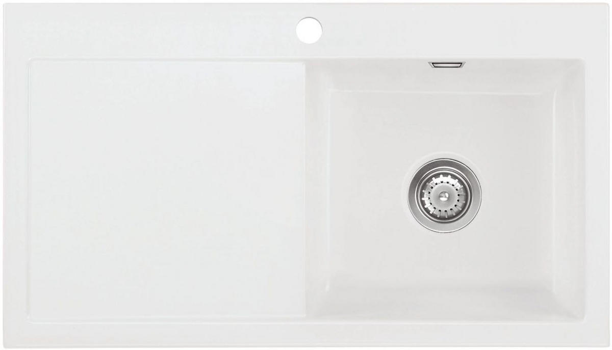 SPÜLE Mera 90 / 50740113  - Weiß, Basics, Keramik (90/20/51cm) - Systemceram