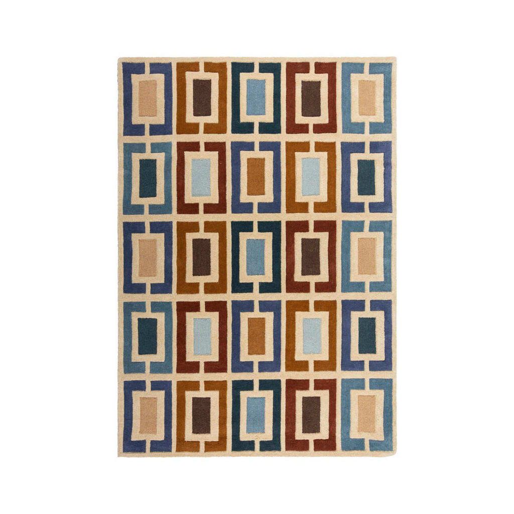 Flair Rugs VLNENÝ KOBEREC, 160/230 cm modrá