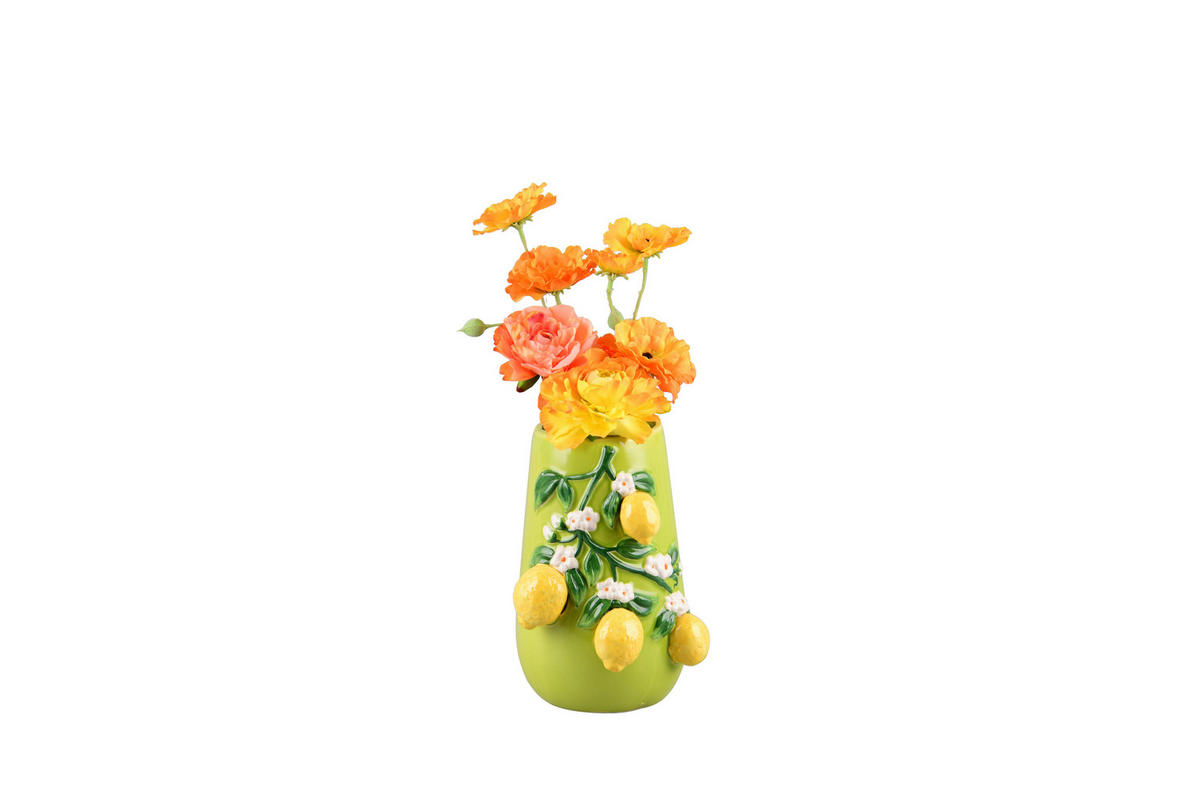 DEKOVASE  - Multicolor, Basics, Keramik (16/15/22cm)
