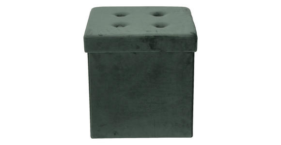 SITZBOX - Grün, MODERN, Textil (38/38/38cm) - Carryhome