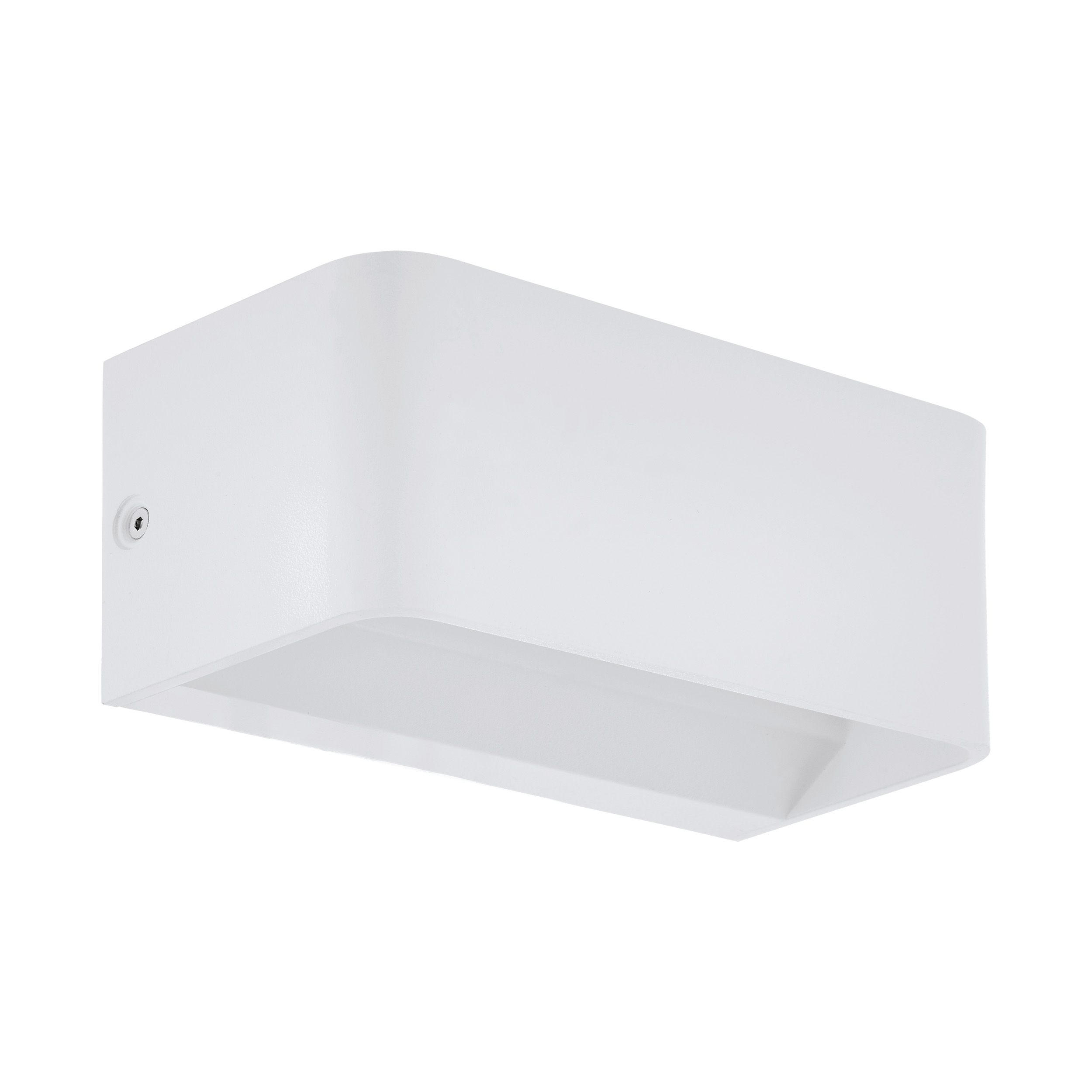 LED VÄGGLAMPA SANIA 20/8 cm   - vit, Klassisk, metall (20/8cm) - Eglo
