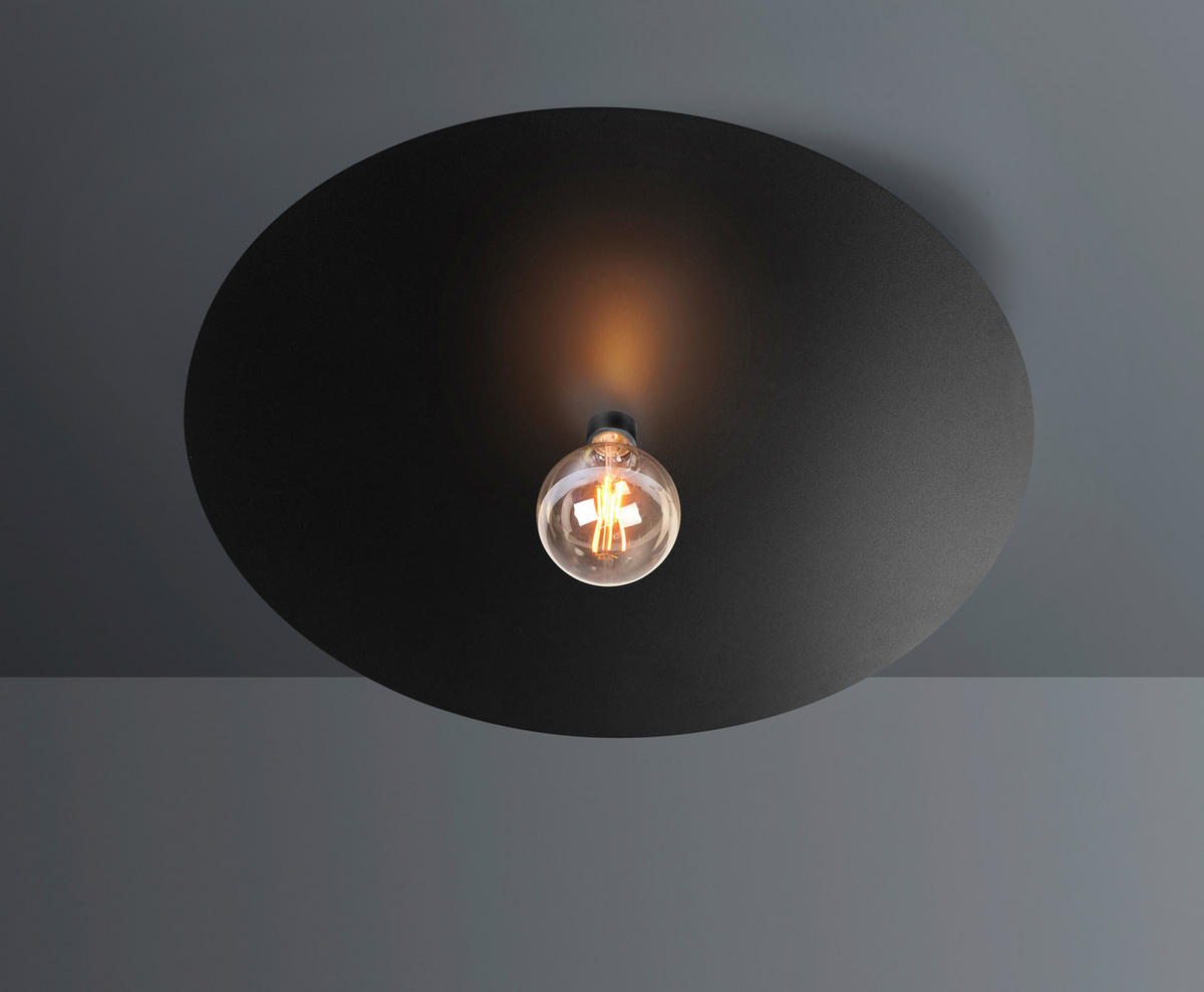 DECKENLEUCHTE Chio 54/6,5 cm   - Schwarz, Basics, Metall (54/6,5cm) - BOPP