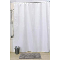 ZAVJESA ZA TUŠ  bijela  TENDANCE  - bijela, Konvencionalno, plastika (180/200cm) - Homeware