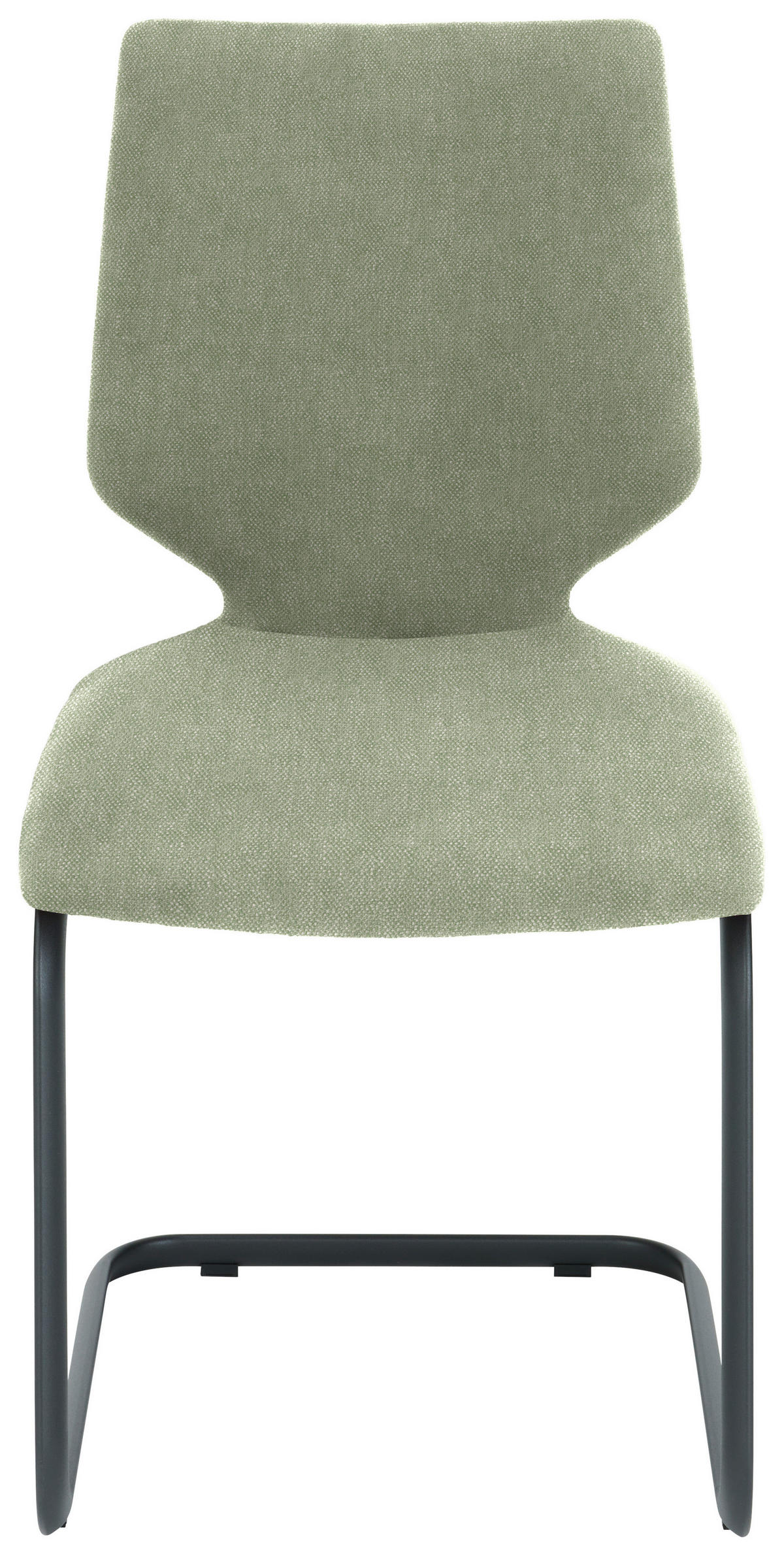 SCHWINGSTUHL Stahl Struktur  - Anthrazit/Hellgrün, Design, Textil/Metall (50/91/61cm) - Venjakob