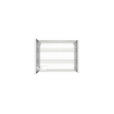 SPIEGELSCHRANK 80/67/20 cm  - Chromfarben/Weiß, KONVENTIONELL, Glas/Holzwerkstoff (80/67/20cm) - Xora