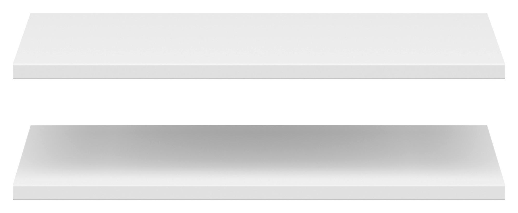 EINLEGEBODEN 47/1,5/36 cm   - Weiss, Modern, Holzwerkstoff (47/1,5/36cm) - Carryhome