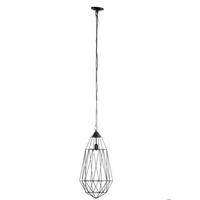 HÄNGELEUCHTE 30/60/30 cm   - Schwarz, Design, Metall (30/60/30cm)
