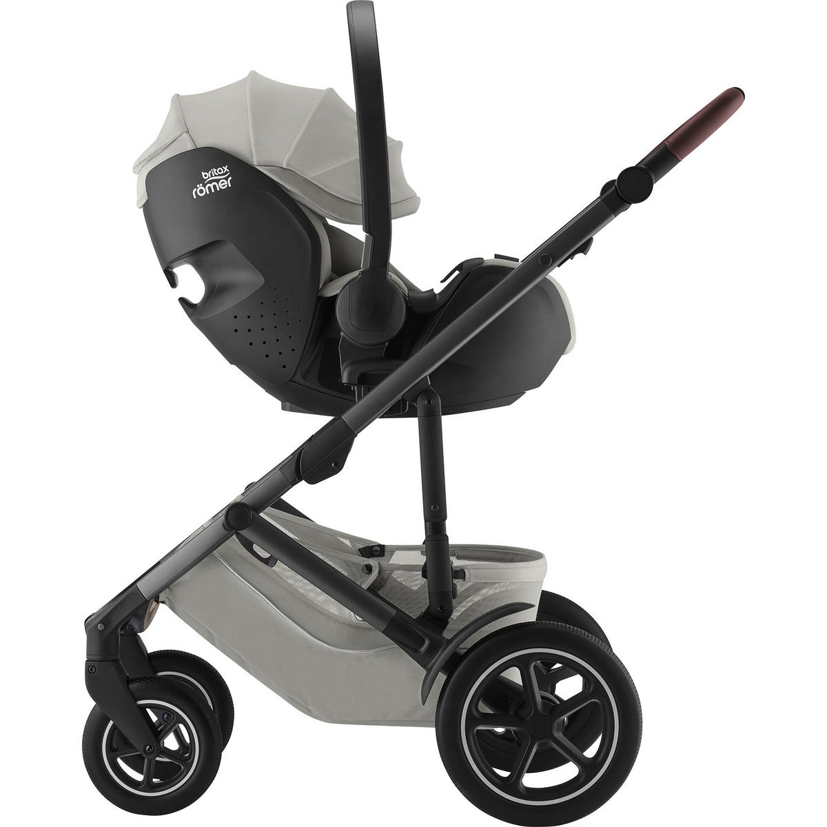 BABYSCHALE Baby-Safe Pro  - Greige, Basics, Kunststoff/Textil (44/62.5/65.5cm) - Britax Römer
