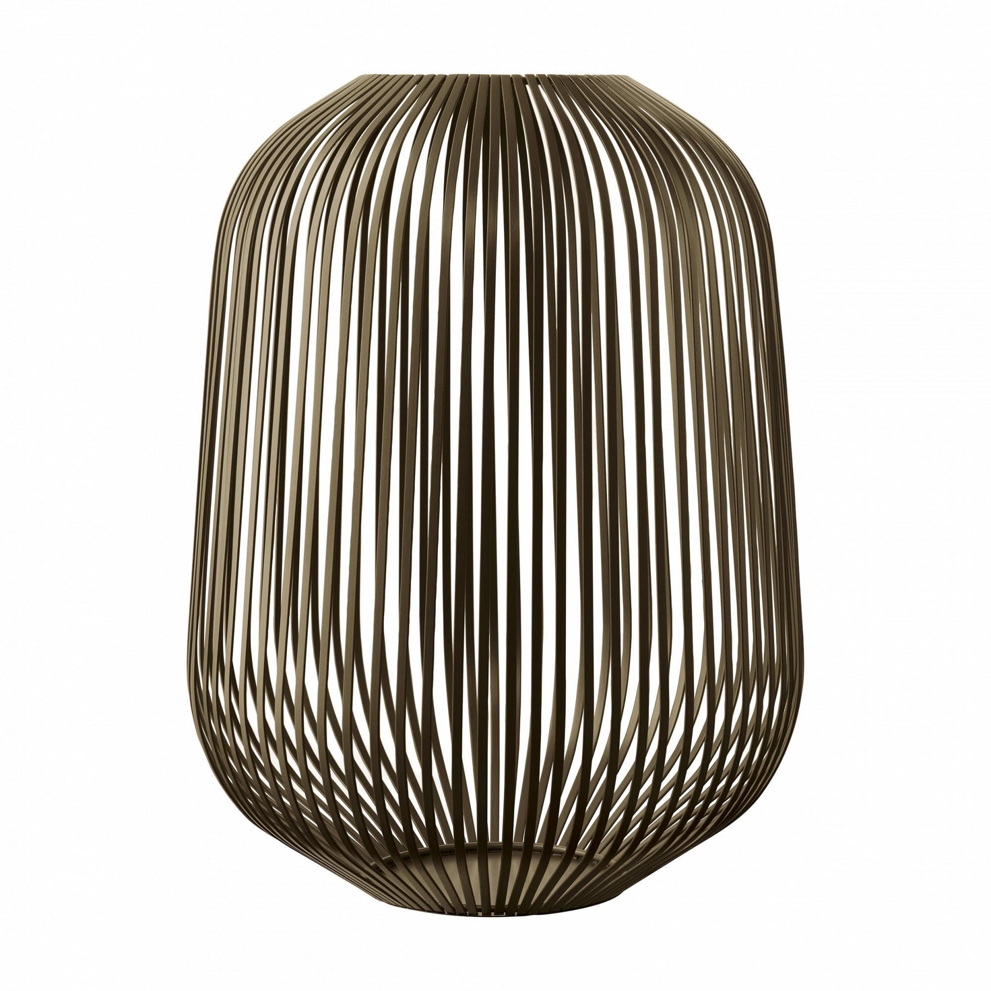 LATERNE - Graubraun, LIFESTYLE, Metall (33/45cm) - Blomus