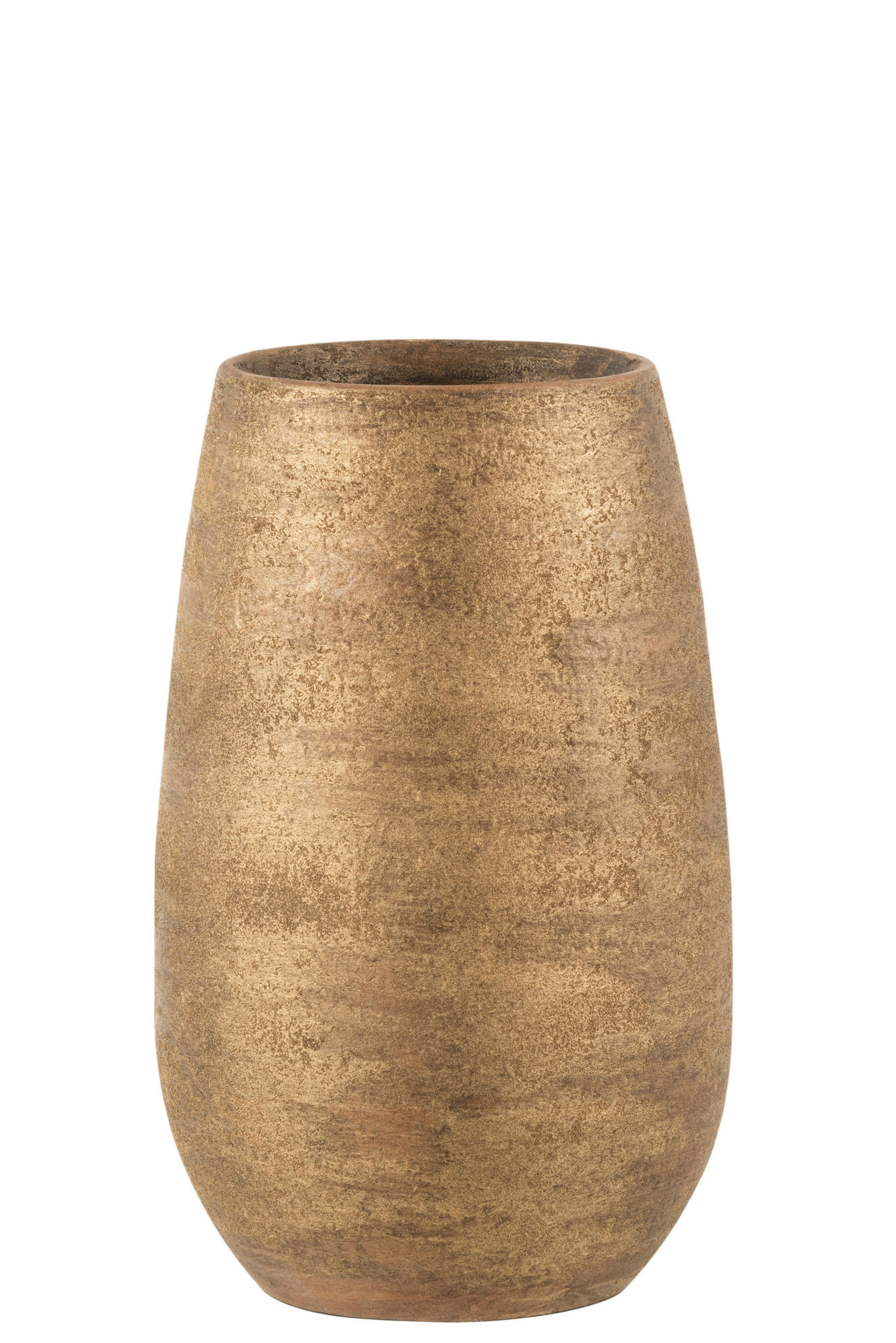 DEKOVASE  - Goldfarben, Basics, Keramik (18/18/31cm) - Ambia Home