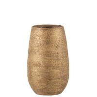 DEKOVASE  - Goldfarben, Basics, Keramik (18/18/31cm) - Ambia Home