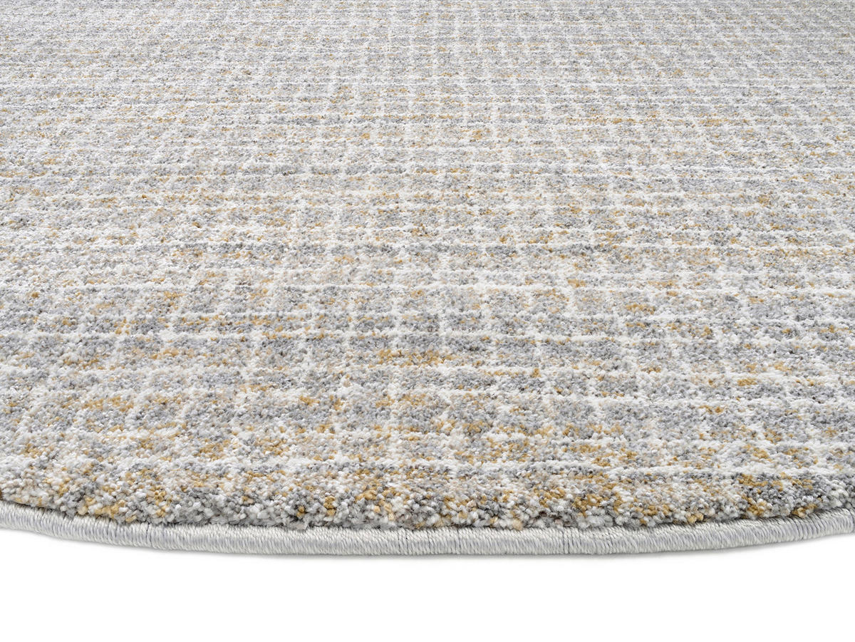 WEBTEPPICH 120/120 cm Grau  - Grau, Design, Textil (120/120cm) - Novel