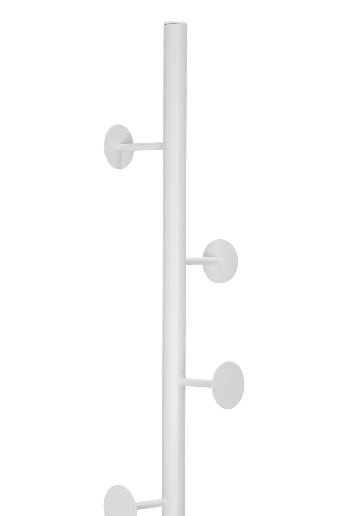 KLEIDERSTÄNDER in Weiß 29/176/29 cm   - Weiß, MODERN, Metall (29/176/29cm) - PBJ