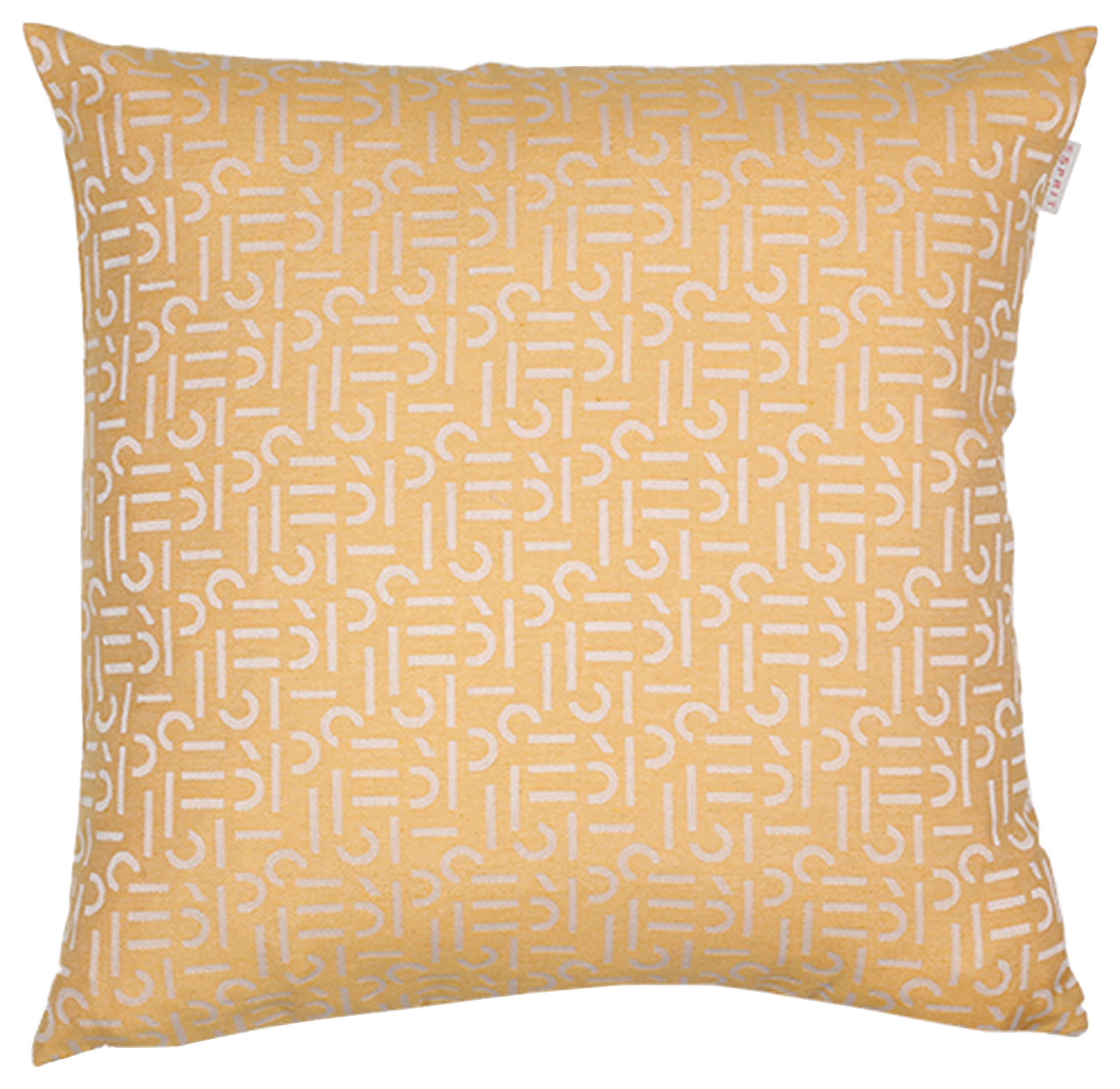 KISSENHÜLLE E-SCATTER Scatter 45/45 cm  - Gelb/Hellgelb, KONVENTIONELL, Textil (45/45cm) - Esprit
