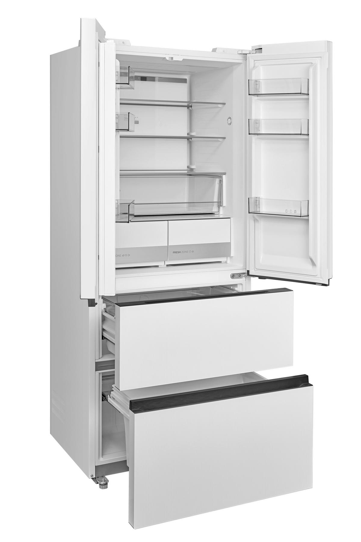 FRENCH-DOOR 75.3/191/60 cm MDRF600BIE36  - Weiß, Basics, Glas/Kunststoff (75.3/191/60cm) - Midea