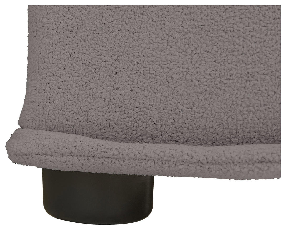 SCHLAFSOFA Webstoff Dunkelgrau  - Dunkelgrau/Schwarz, KONVENTIONELL, Kunststoff/Textil (256/83/115cm) - Carryhome