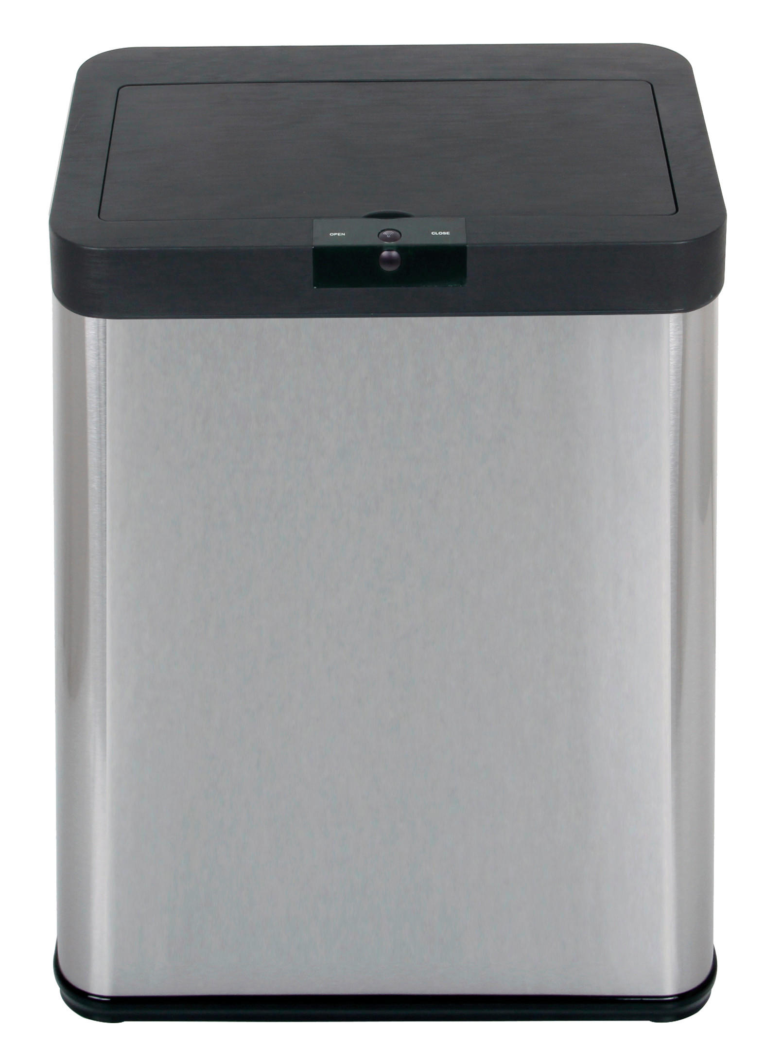 ODPADKOVÝ KOŠ  48 l - černá/barvy stříbra, Trend, kov/plast (40.3/25.3/57.4cm) - Echtwerk