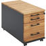 ROLLCONTAINER - Eichefarben/Anthrazit, Natur, Holz/Holzwerkstoff (43,1/53,7/79cm) ROLLCONTAINER - Eichefarben/Anthrazit, Natur, Holz/Holzwerkstoff (43,1/53,7/79cm)