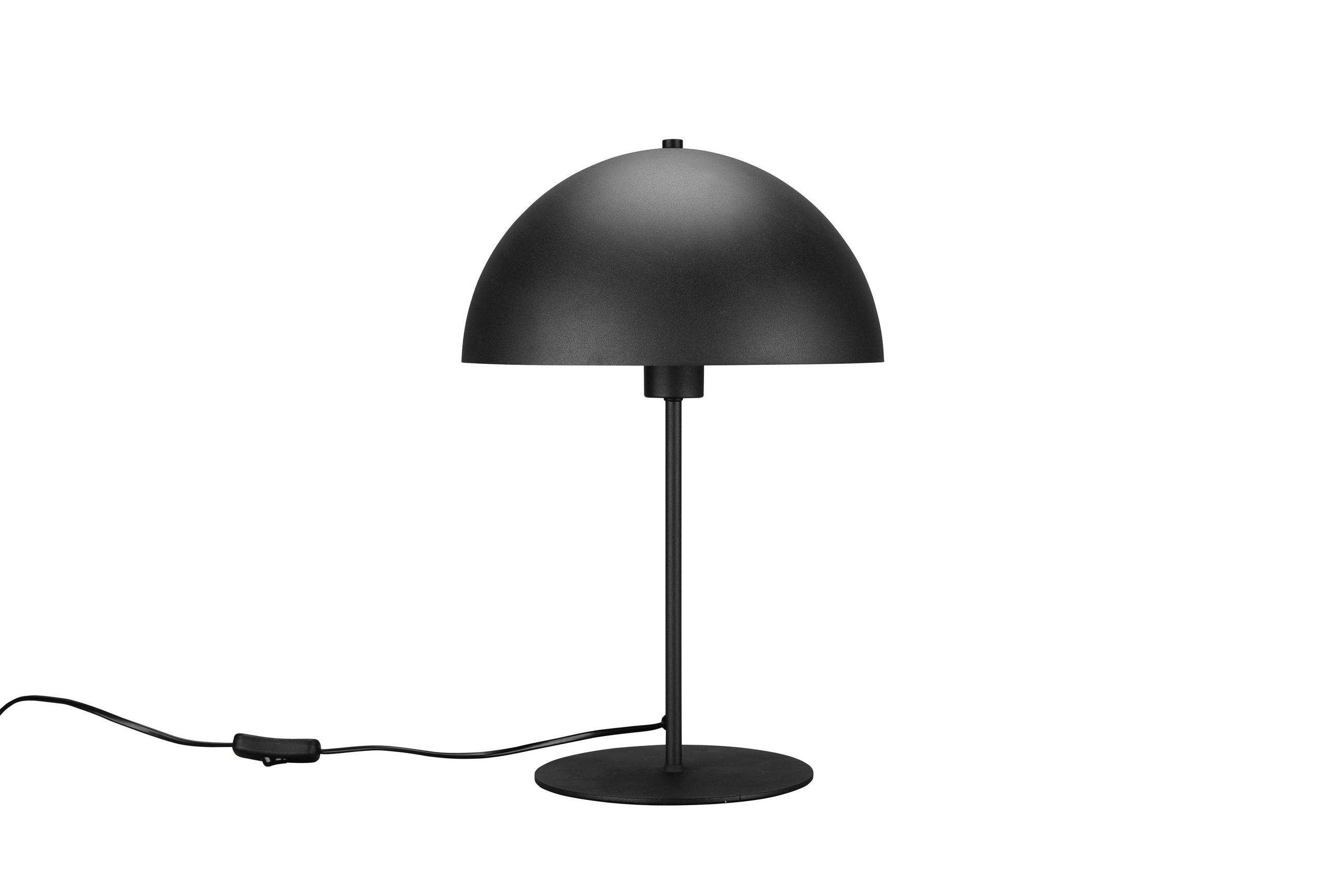 Trio Leuchten Tischleuchte Nola Schwarz 45 cm