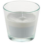 KERZE IM GLAS - Violett/Flieder, Basics, Glas/Naturmaterialien (9/8,2cm) - Ambia Home