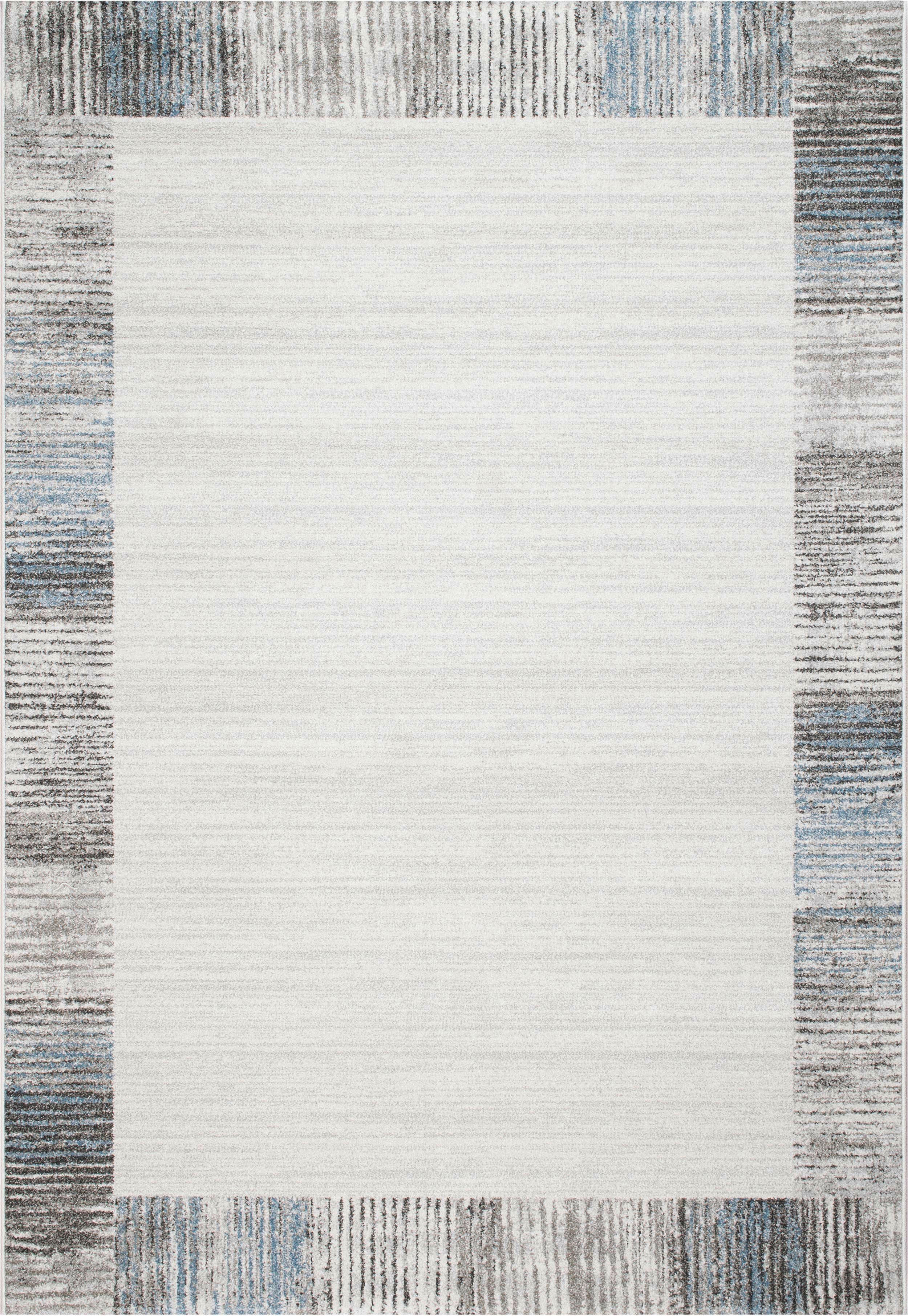 WEBTEPPICH  80/150 cm  Blau, Grau, Silberfarben   - Blau/Silberfarben, Design, Textil (80/150cm) - Novel