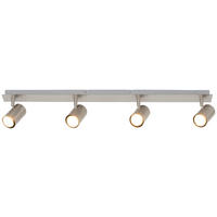 DECKENLEUCHTE    85/15/10,5 cm  - Nickelfarben, Trend, Metall (85/15/10,5cm) - Novel