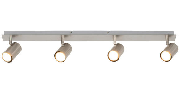 DECKENLEUCHTE 85/15/10,5 cm  - Nickelfarben, Trend, Metall (85/15/10,5cm) - Novel