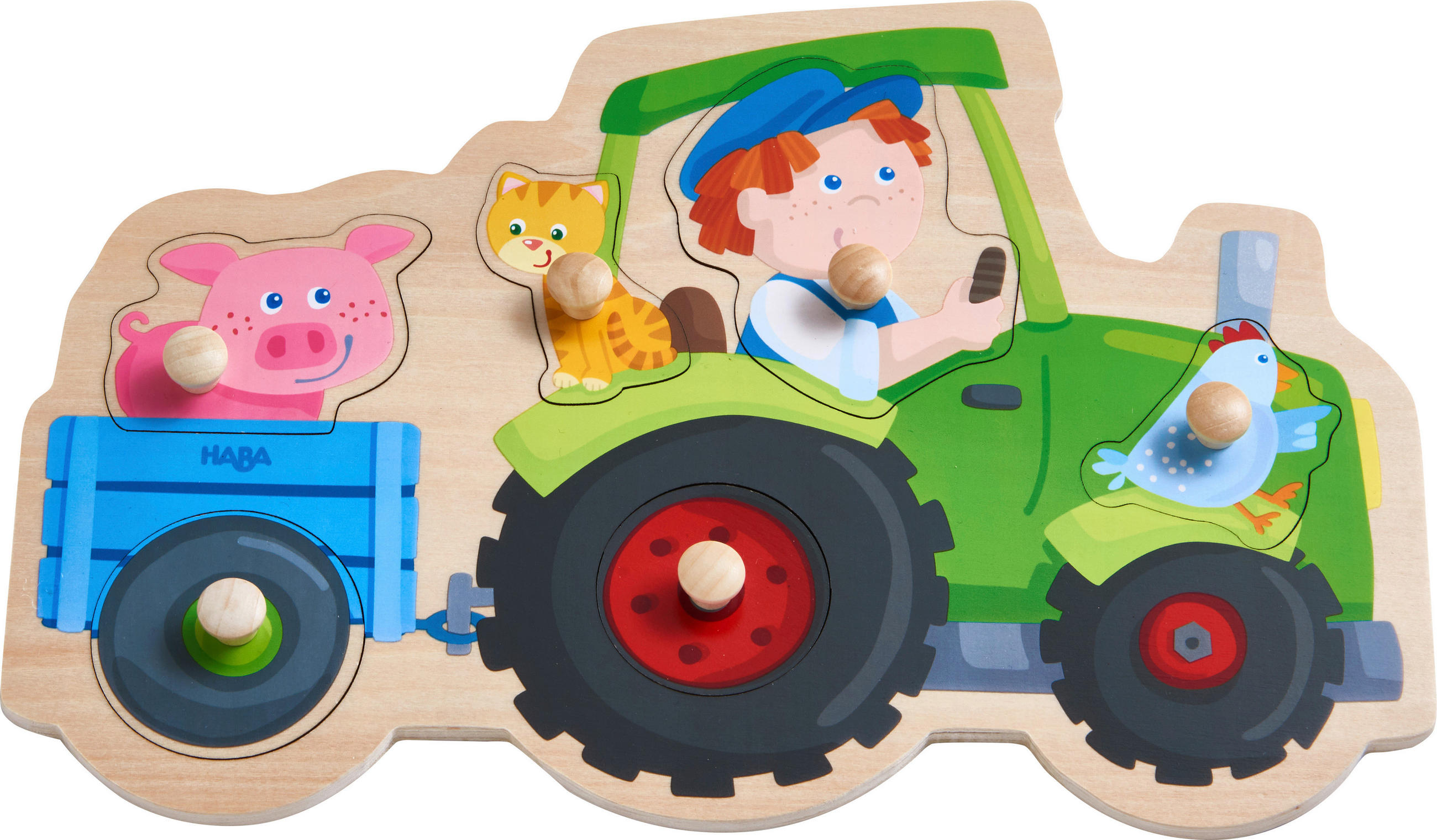 PUZZLE - Multicolor, Basics, Holz/Metall (30/20cm) - Haba