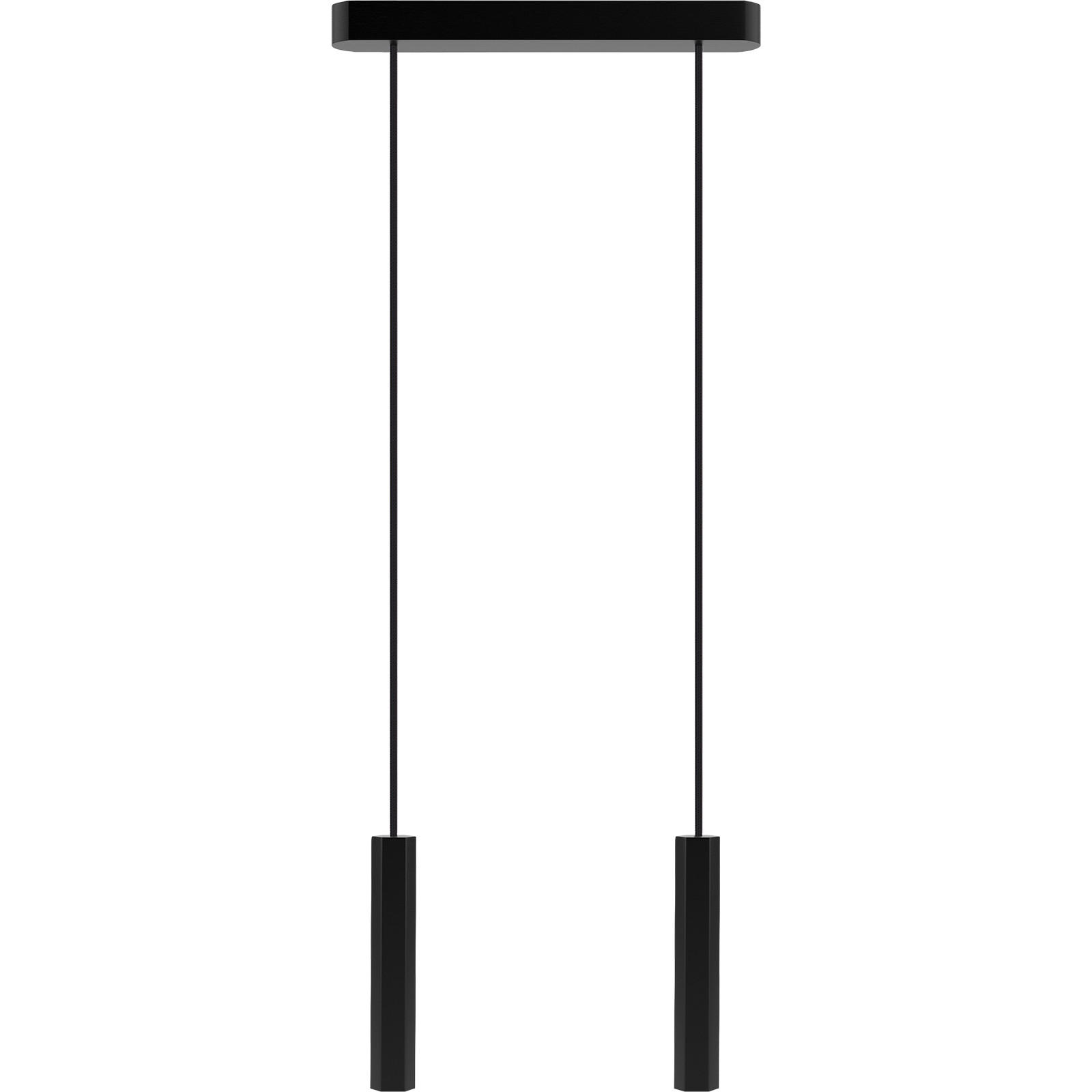 ZÁVĚSNÉ SVÍTIDLO, 37/150 cm  - černá, Design, dřevo (37/150cm)