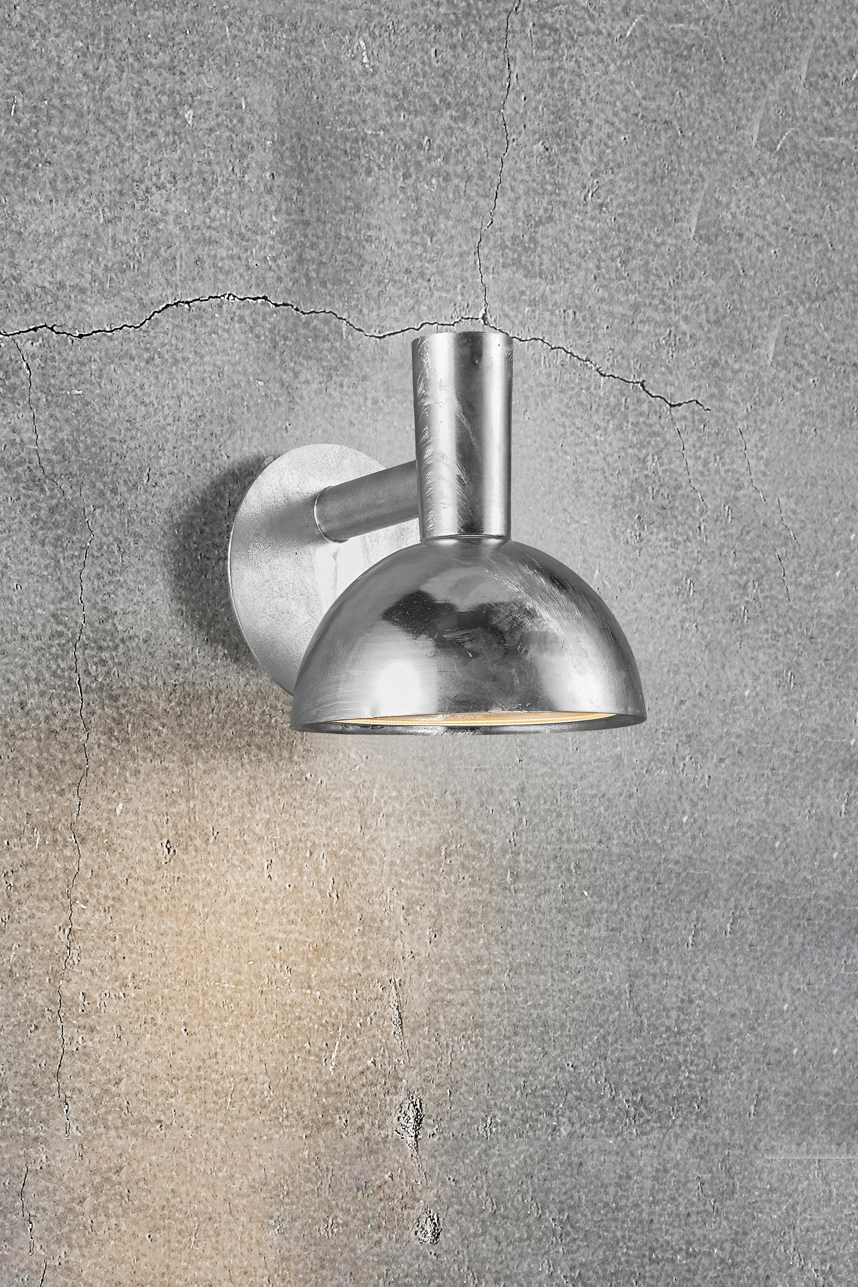AUßENWANDLEUCHTE 26/20 cm   - Zinkfarben, KONVENTIONELL, Metall (26/20cm) - Nordlux