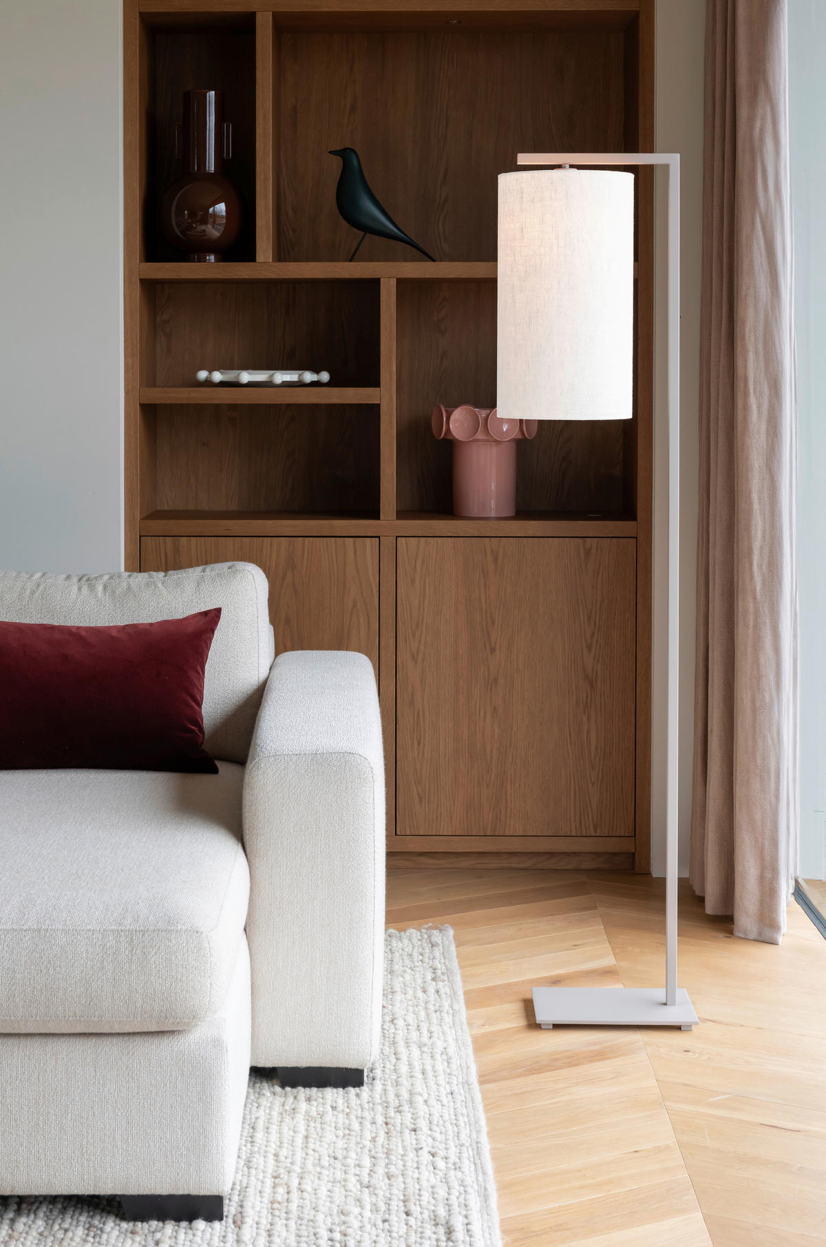 STEHLEUCHTE 30/160 cm    - Schwarz, Design, Metall (30/160cm) - It's about Romi