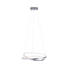 LED-HÄNGELEUCHTE - Silberfarben, LIFESTYLE, Metall (55/55/120cm)