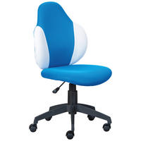 JUGENDDREHSTUHL - Blau/Weiss, Basics, Kunststoff/Textil (52/94(103)/56cm) - MID.YOU