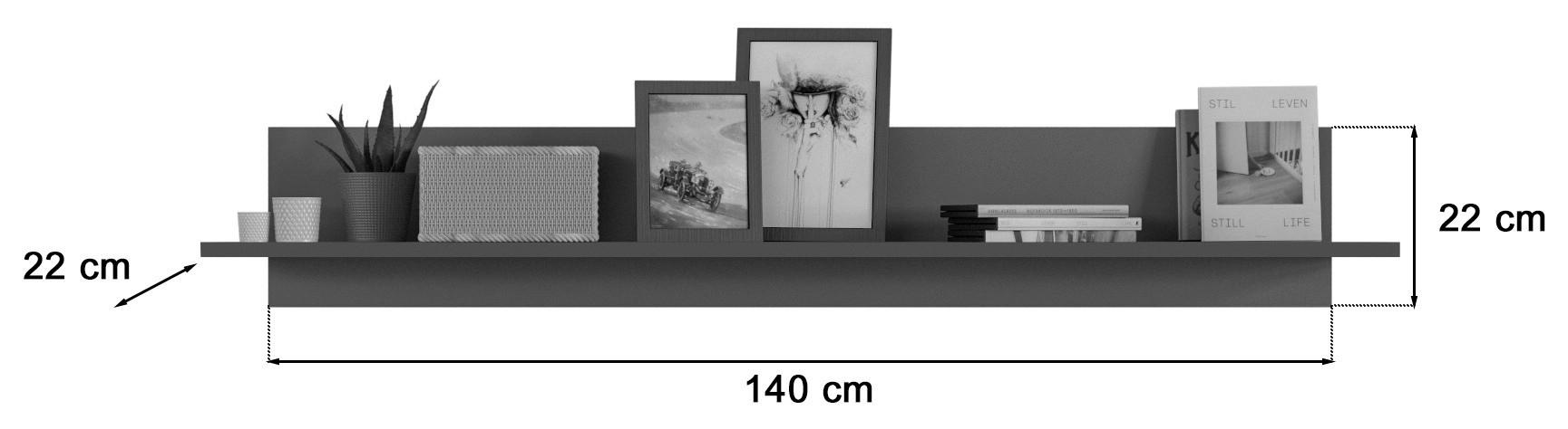 WANDBOARD - KONVENTIONELL, Holzwerkstoff (22/140/22cm) - MID.YOU