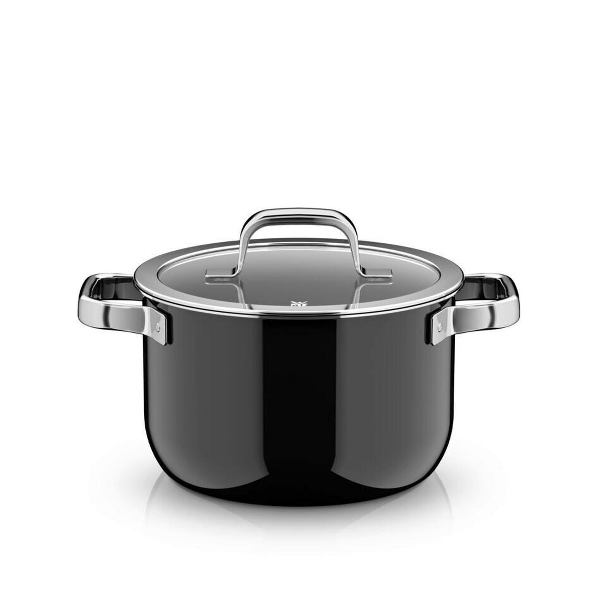 KOCHTOPFSET Fusiontec Mineral Pro 4-teilig  - Schwarz, Basics, Metall (60/30/33cm) - WMF