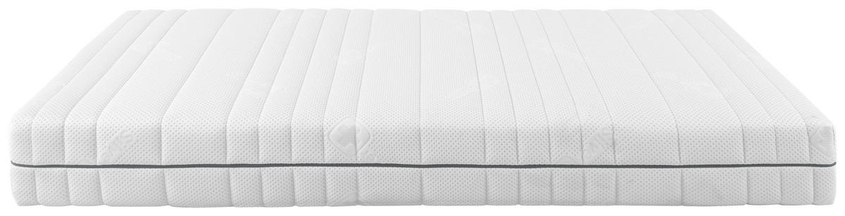 TASCHENFEDERKERNMATRATZE 90/200 cm Höhe ca. 25 cm 7 -Zonen - Weiß, Basics, Textil (90/200cm) - Sleeptex