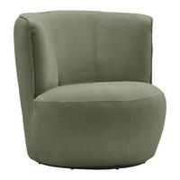 FÅTÖLJ i textil grön  - grön/svart, Modern, metall/textil (77/81/85cm) - MID.YOU