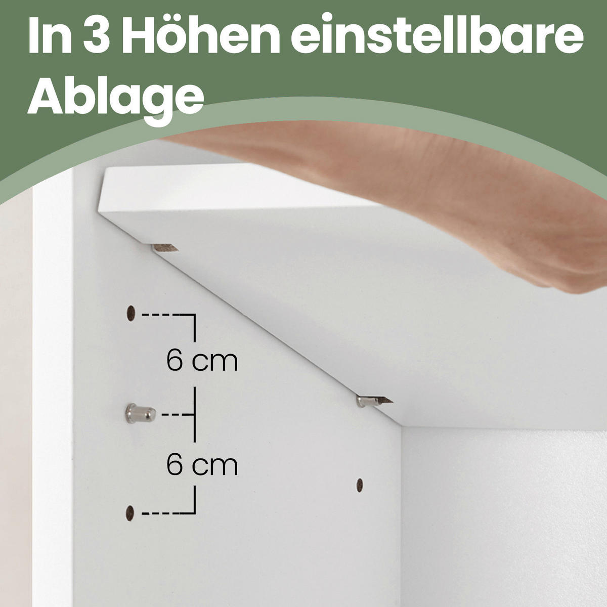NÁSTENNÁ KNIŽNICA, biela, 60/178,5/24 cm - biela, Basics, kompozitné drevo (60/178,5/24cm) - Boxxx