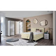 BOXSPRINGBETT 180/200 cm  in Beige  - Chromfarben/Beige, KONVENTIONELL, Kunststoff/Textil (180/200cm) - Voleo