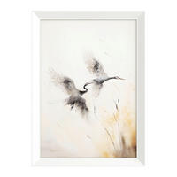 DRUCKGRAFIK Landschaft & Natur, Tiere  - Beige/Weiß, Basics, Holz/Papier (75/56/3cm)