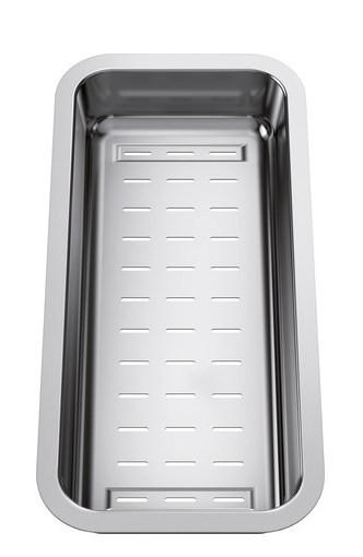 RESTESCHALE 226189  - Edelstahlfarben, Basics, Metall (37,1/5,5/17,7cm) - Blanco