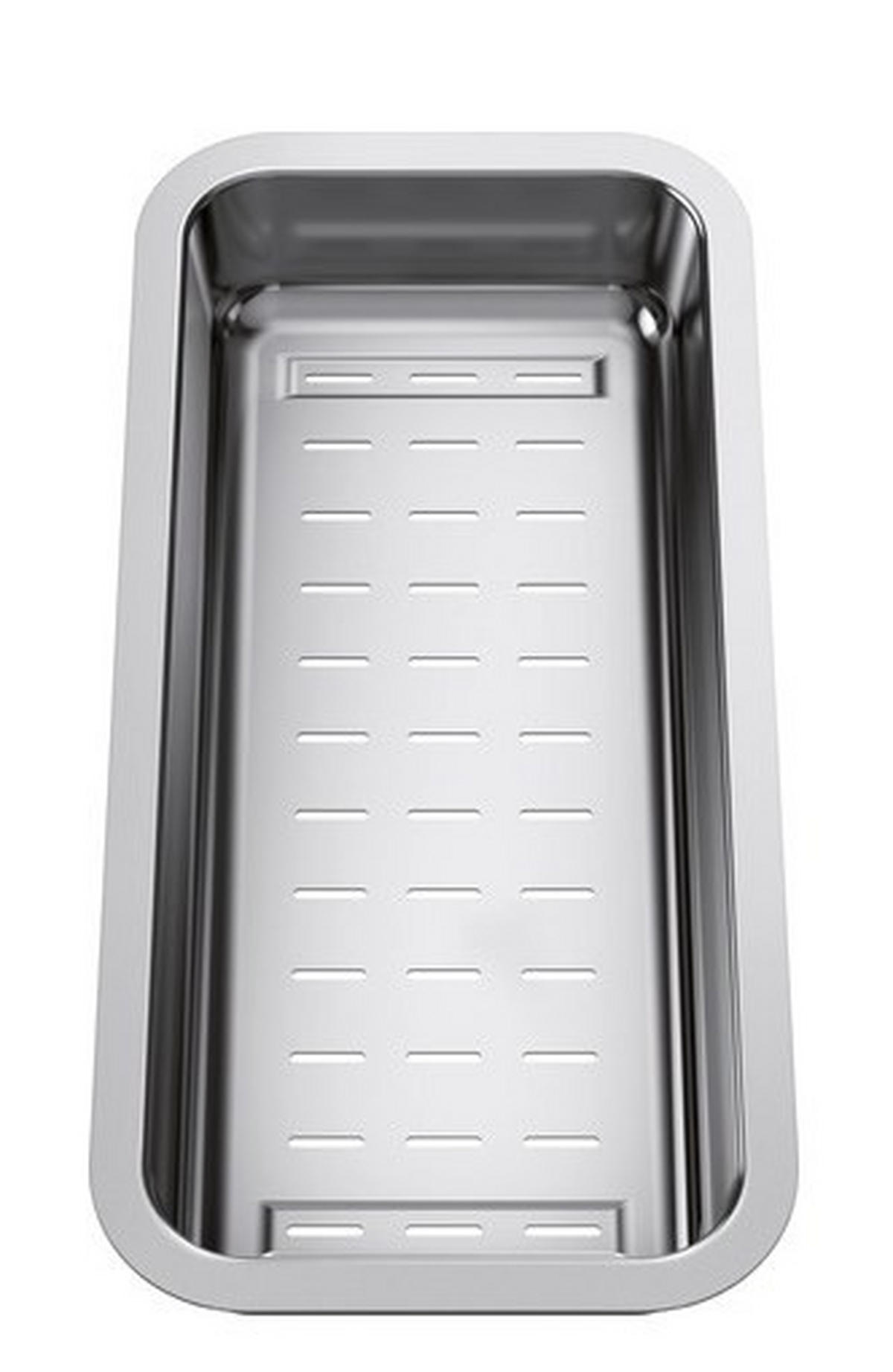 RESTESCHALE 226189  - Edelstahlfarben, Basics, Metall (37,1/5,5/17,7cm) - Blanco