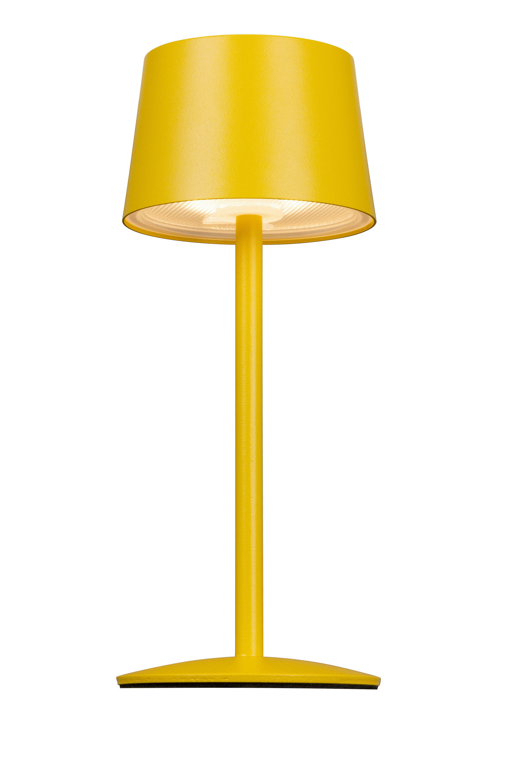 AKKU-TISCHLEUCHTE 9/22 cm  - Gelb, Basics, Metall (9/22cm) - Novel