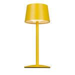 AKKU-TISCHLEUCHTE 9/22 cm  - Gelb, Basics, Metall (9/22cm) - Novel