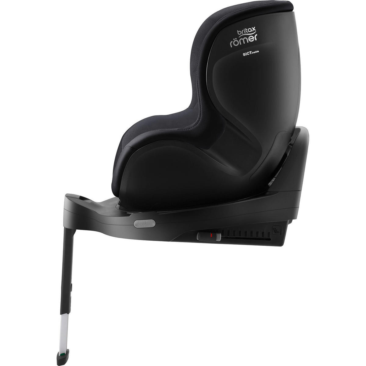 REBOARDER-KINDERSITZ Dualfix Pro  - Schwarz, Basics, Kunststoff/Textil (44/48/74cm) - Britax Römer