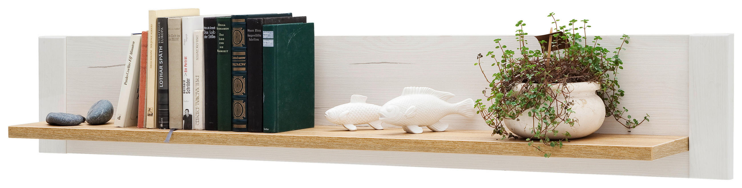 WANDBOARD in 150/25/22 cm Eichefarben, Pinienfarben  - Eichefarben/Pinienfarben, Lifestyle, Holzwerkstoff (150/25/22cm) - Livetastic