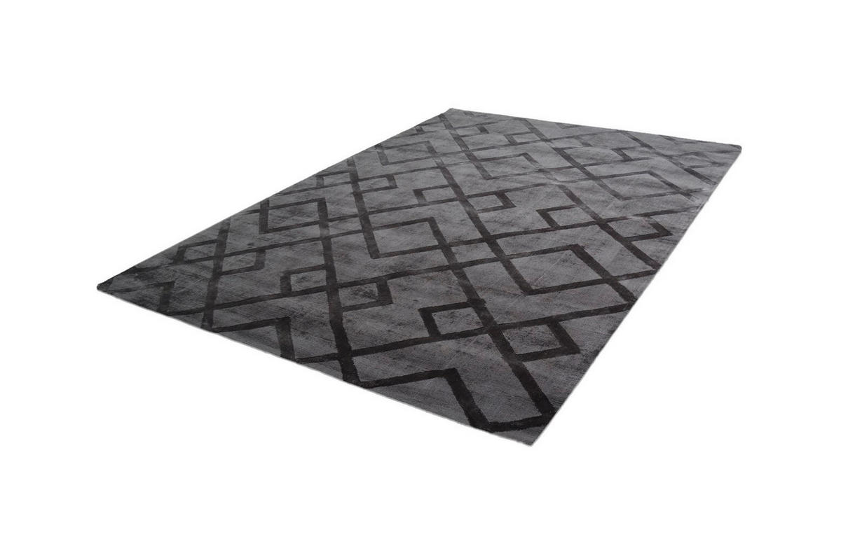 FLACHWEBETEPPICH 200/290 cm Anthrazit, Grau  - Anthrazit/Grau, Basics, Textil (200/290cm) - Novel