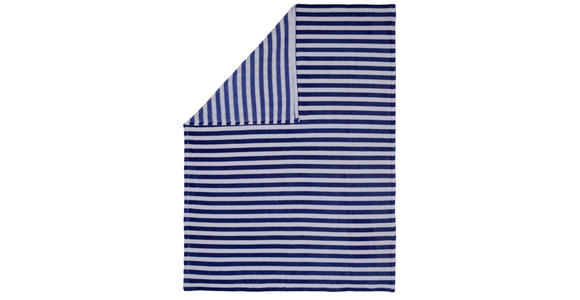 WOHNDECKE 130/170 cm  - Blau/Ecru, Basics, Textil (130/170cm) - Novel